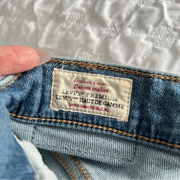 Vintage Levi's Mile High Super Skinny High Waits Denim Jeans - 25 - Picture 4 of 11